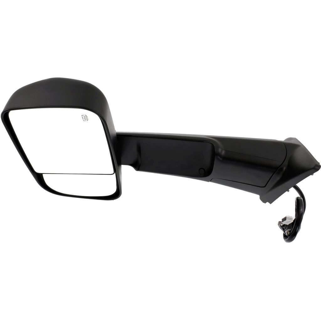 DODGE TRUCKS & VANS DODGE/PU (R2500/3500) DOOR MIRROR LEFT (Driver Side) PWR/HTD/SIGNAL/PUDDLE/MEMORY/PWR-FOLD (BLACK)(TOW TYPE) OEM#68412885AC 2015-2018 PL#CH1320402