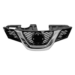 NISSAN(DATSUN) ROGUE (2.5L) GRILLE CHR/BLK (WO/CAMERA) OEM#623104BA0A 2014-2016 PL#NI1200258