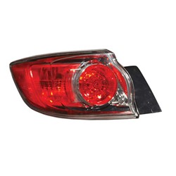 MAZDA MAZDA3 TAIL LAMP ASSEMBLY LEFT (Driver Side)(HATCHBACK)(WO/LED)**CAPA** OEM#BBN751160D 2010-2013 PL#MA2800147C