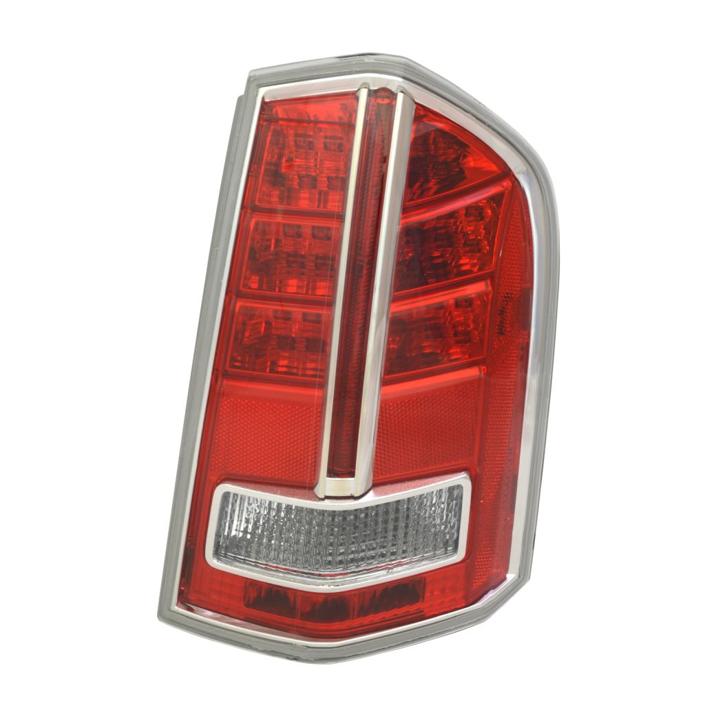 CHRYSLER 300 TAIL LAMP ASSY LEFT (Driver Side) (W/CNTR CHROME TRIM)(FM 3-19-12)(CLEAR LENS) OEM#68154607AC 2012-2014 PL#CH2818135
