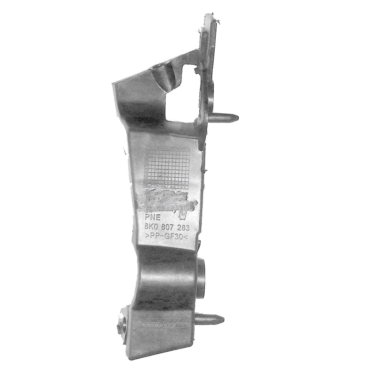 AUDI S4 SEDAN FRONT BUMPER COVER SIDE RETAINER LEFT (Driver Side) (PLASTIC) OEM#8K0807283 2010-2012 PL#AU1032101