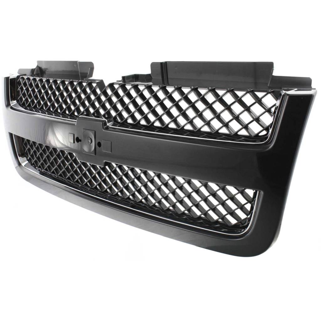 GM TRUCKS & VANS TRAILBLAZER GRILLE ASSEMBLY CHR/GRAY (LT MDL) (INNER & OUTER) OEM#19121044 2006-2009 PL#GM1200549