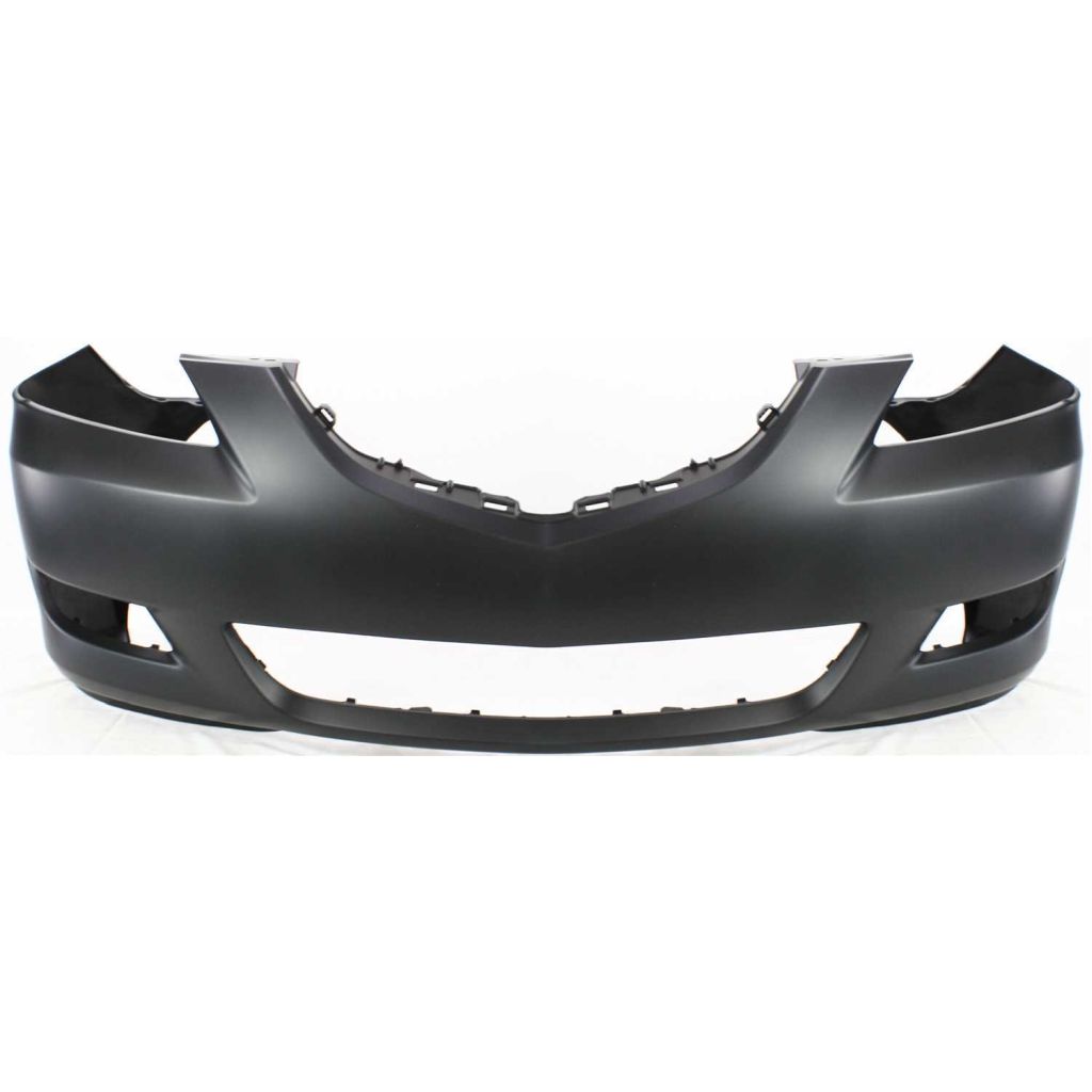 MAZDA MAZDA3 FRONT BUMPER COVER PRIMED (SD-STD)(WO/BUILT IN FOG LAMP TRIM)**CAPA** OEM#BNYP5003XEBB 2004-2006 PL#MA1000196C