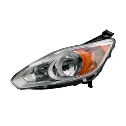 FORD C-MAX HYBRID/ENERGI HEAD LAMP ASSY LEFT (Driver Side) (CHROME BEZEL)(WO/LOGO ON BULB SHIELD) OEM#DM5Z13008D 2013-2016 PL#FO2502314