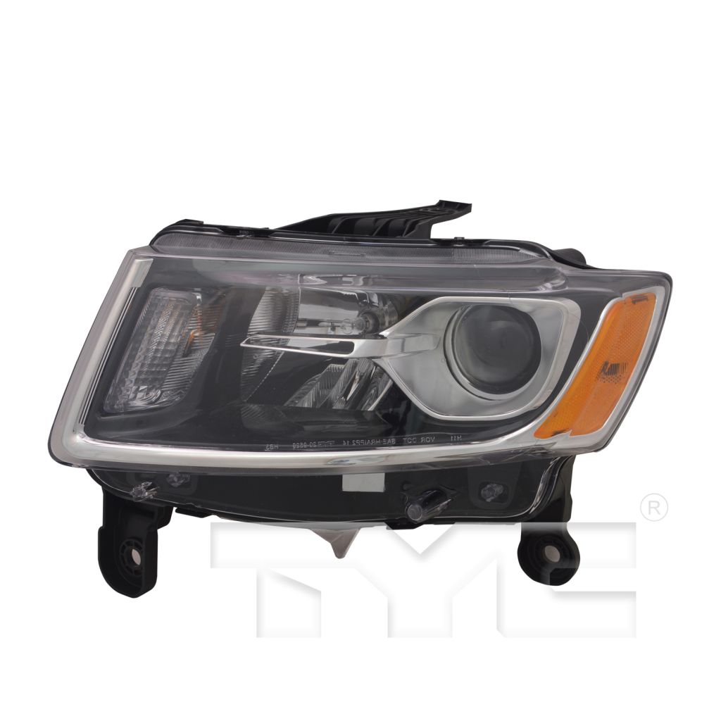 JEEP GRAND CHEROKEE HEAD LAMP ASSEMBLY LEFT (Driver Side) (HALOGEN)(CHR) OEM#68110997AF 2014-2016 PL#CH2502247