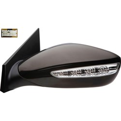 HYUNDAI SONATA DOOR MIRROR LEFT (Driver Side) PWR/SIGNAL (MAN-FOLD) OEM#876103Q100 2011 PL#HY1320167