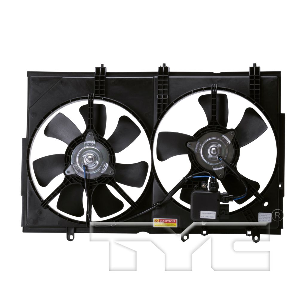 MITSUBISHI OUTLANDER RADIATOR & A/C FAN ASSY W/CONTROL MODULE (DUAL FAN) OEM#MR993931-PFM 2003-2006 PL#MI3115143