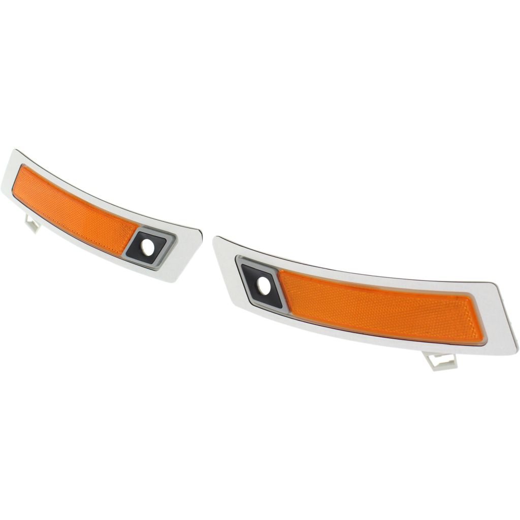 BMW BMW X5 FRONT BUMPER SIDE REFLECTOR KIT (RH&LH)(W/ SIDE CAMERA)(EXC M MDL)**CAPA** OEM#63147274434 2011-2013 PL#BM1084104C