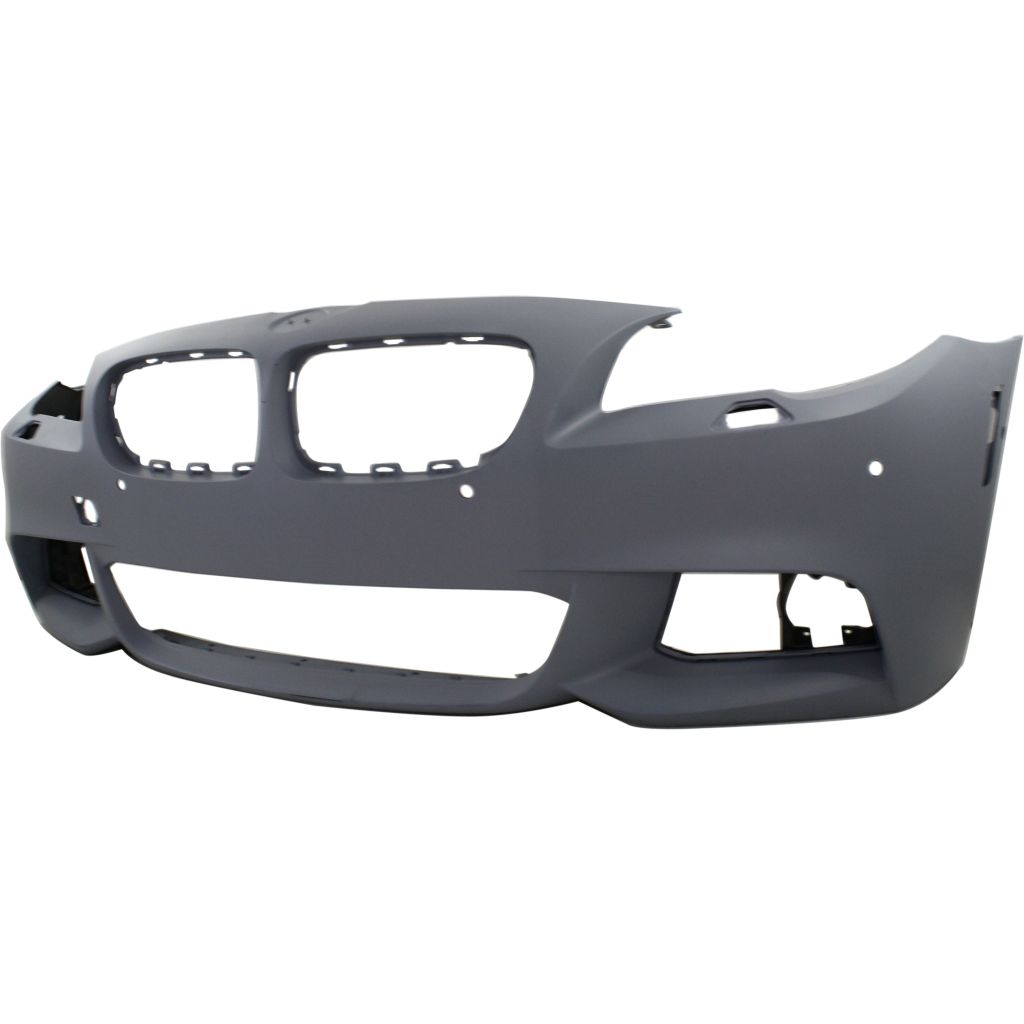 BMW BMW 5 SERIES (SEDAN) FRONT BUMPER COVER PRIMED (W/SENSOR)(W/SIDE CAMERA)( M PKG) OEM#51118048672 2011-2013 PL#BM1000256