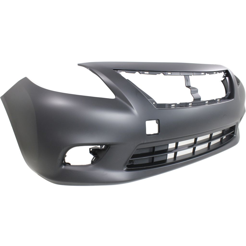 NISSAN(DATSUN) VERSA SEDAN FRONT BUMPER COVER PRIMED (W/CVT) OEM#FBM229KA0J 2013-2014 PL#NI1000291