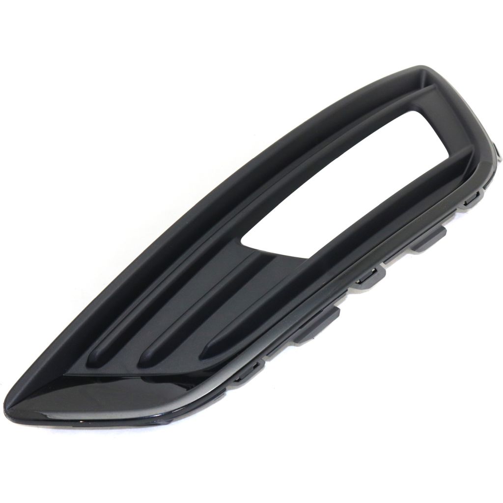 FORD FOCUS HATCHBACK/ST/RS FOG LAMP COVER LEFT (Driver Side) PTD/MAT- BLACK (W/FOG)(SE)(WO/ SPORT PKG) OEM#FM5Z15266BF 2015-2018 PL#FO1038158