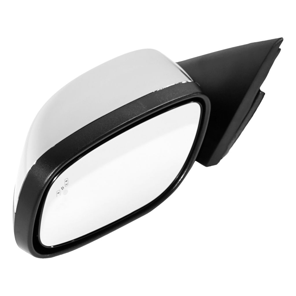 FORD TAURUS SHO DOOR MIRROR LEFT (Driver Side) PWR/HTD/PUDDLE LAMP/MEMORY (W/BSD)(CHROME)(WO/DIM OEM#AG1Z17683F-PFM 2013-2019 PL#FO1320646