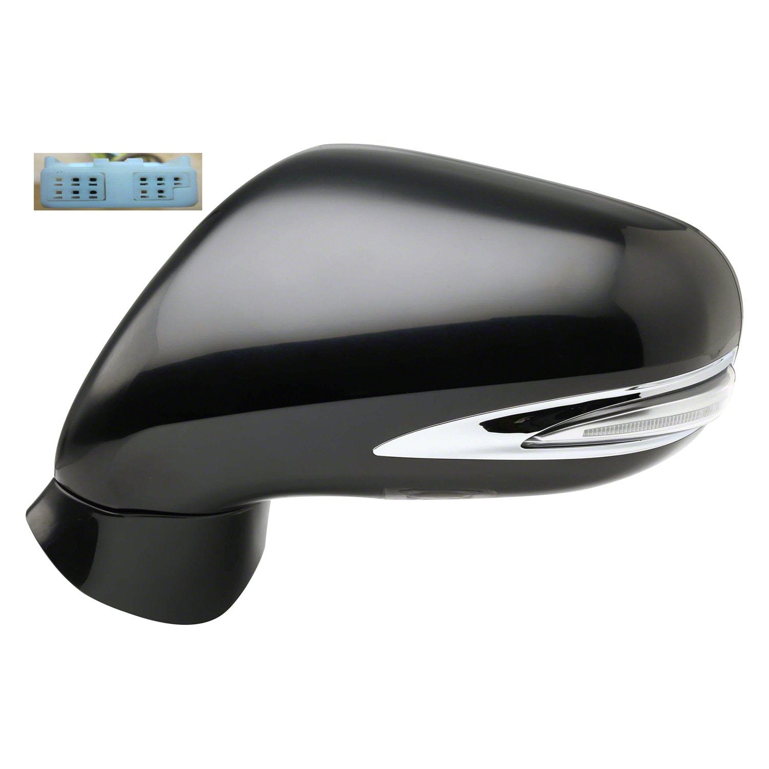 LEXUS IS 250/350 (SEDAN) DOOR MIRROR LEFT (Driver Side) PWR/HTD/SIGNAL/PUDDLE LAMP (WO/MEMORY) OEM#8794053401C0 2009-2013 PL#LX1320111
