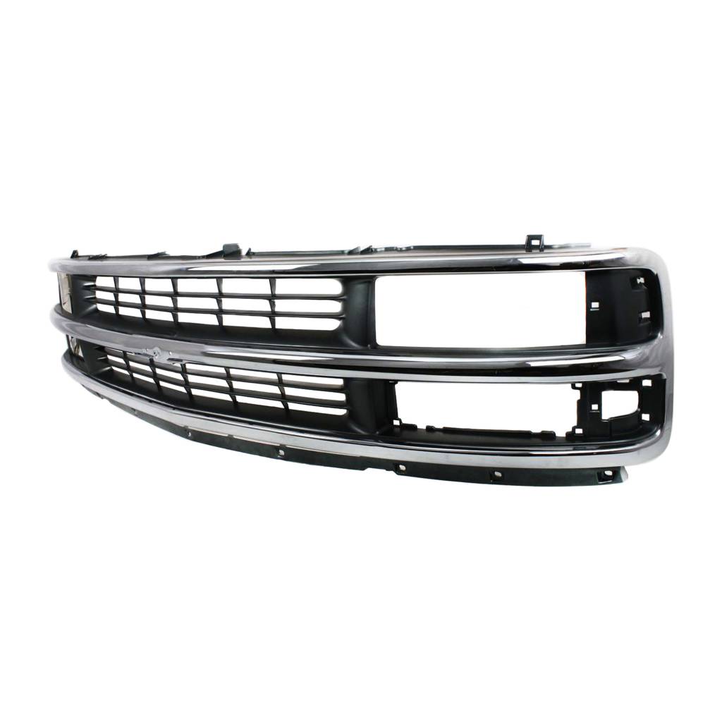 GM TRUCKS & VANS CHEVY/GMC/VAN(Express/Savana) GRILLE CHR(CHEVY)COMPOSITE HEAD/LAMP OEM#15037242 1996-2002 PL#GM1200382