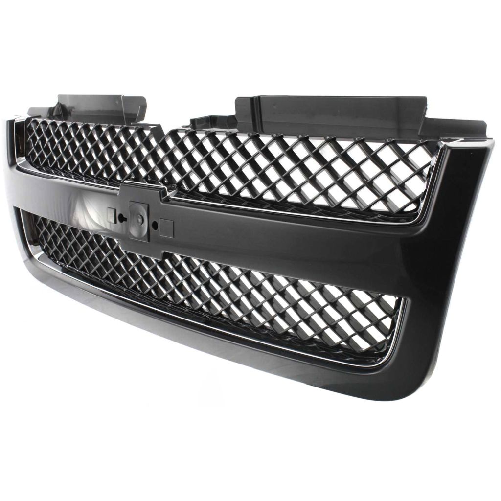 GM TRUCKS & VANS TRAILBLAZER GRILLE ASSEMBLY CHR/GRAY (LT MDL) (INNER & OUTER) OEM#19121044 2006-2009 PL#GM1200549
