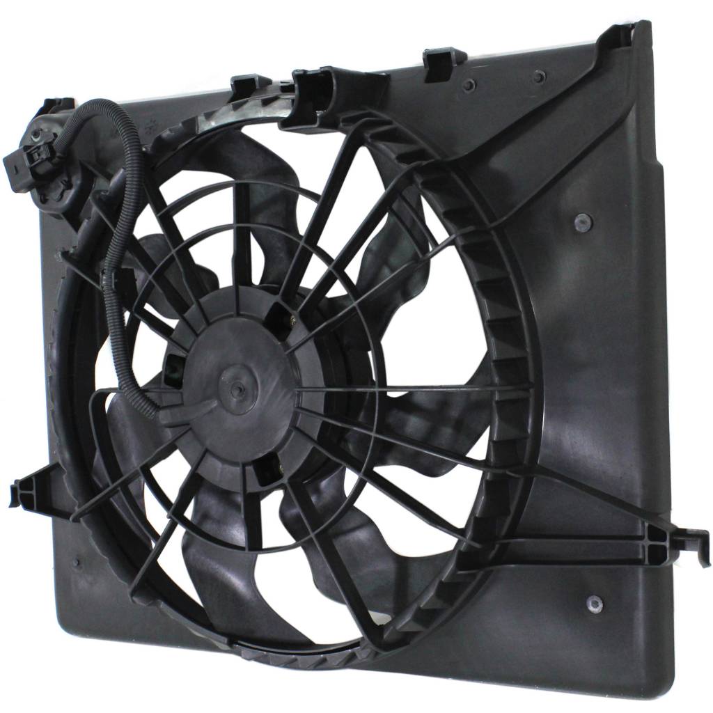 HYUNDAI SONATA RADIATOR & A/C FAN ASSEMBLY (2.0L)(TURBO)(SINGLE FAN) OEM#253803Q280 2011-2013 PL#KI3115135