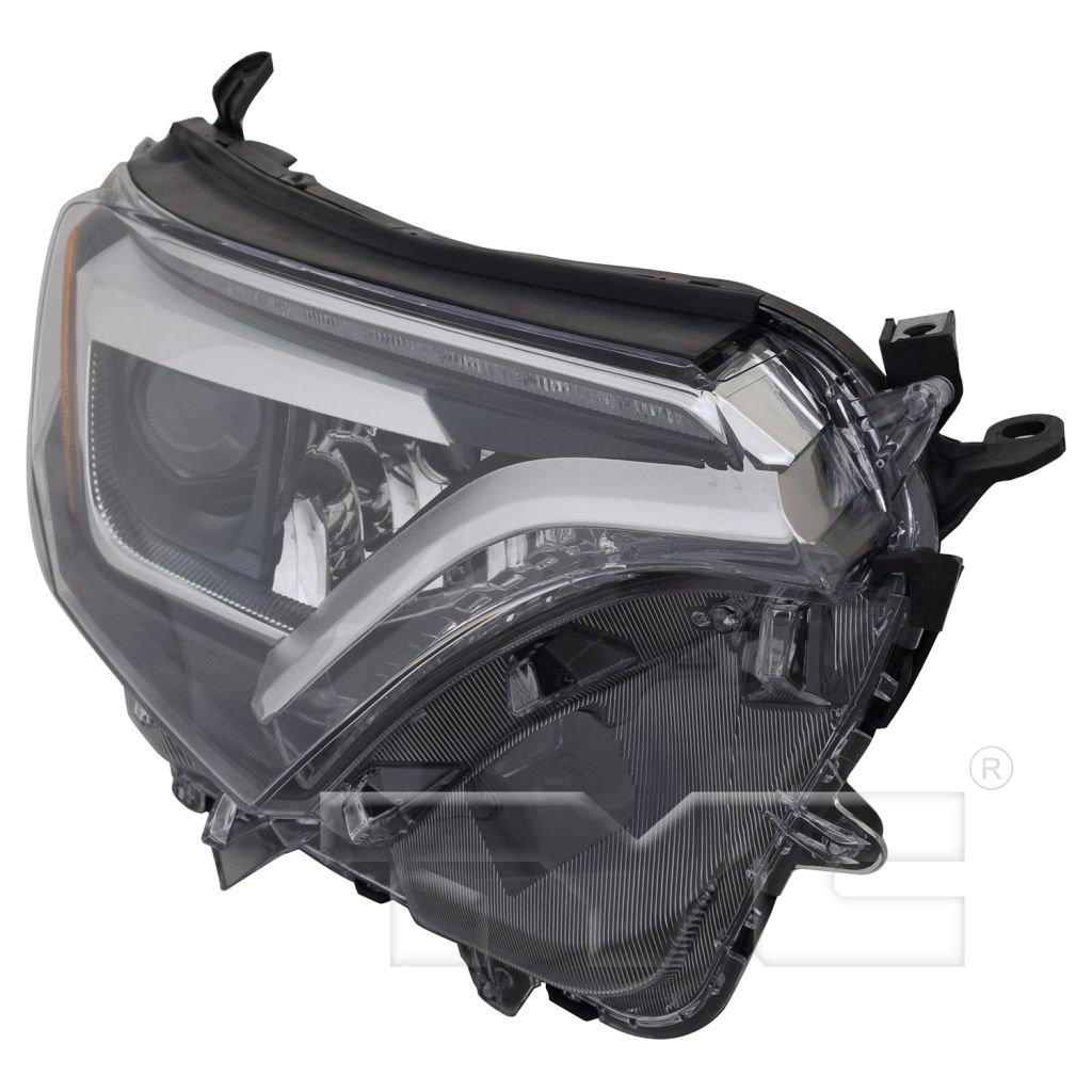 TOYOTA RAV4 HYBRID HEAD LAMP RIGHT (Passenger Side) (LED HEAD LAMP)**CAPA** OEM#8114542670 2016-2018 PL#TO2519190C