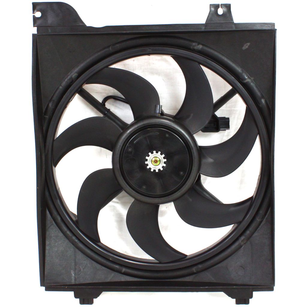 KIA RIO SEDAN RADIATOR FAN ASSY LEFT (Driver Side) (To 5-9-07) OEM#253801G100 2006-2007 PL#KI3115118