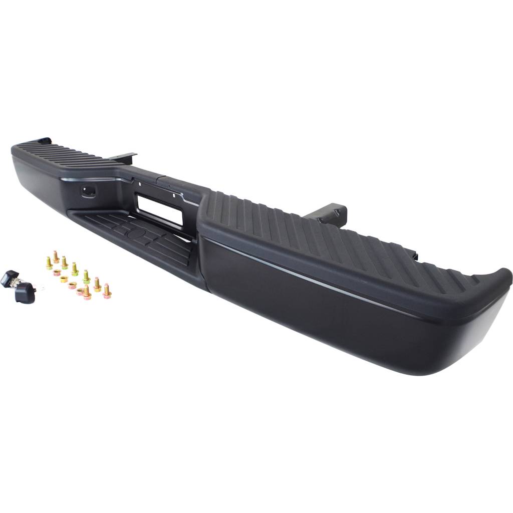 NISSAN(DATSUN) TITAN STEP BUMPER ASSEMBLY BLACK (W/O SENSOR) OEM#850229FM0B-PFM 2004-2015 PL#NI1103117