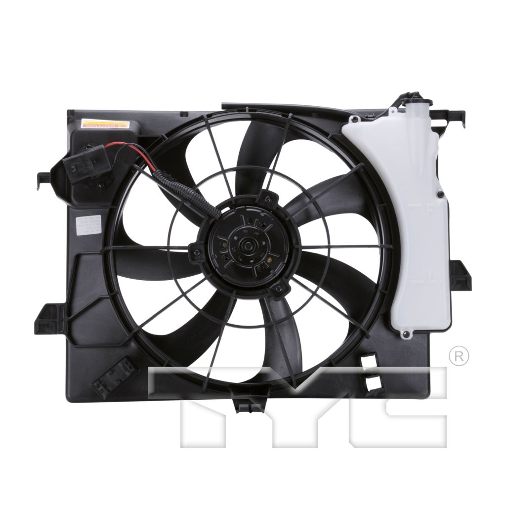 HYUNDAI VELOSTER RADIATOR & A/C FAN ASSEMBLY (WO/TURBO) OEM#253801R050 2012-2017 PL#HY3115136