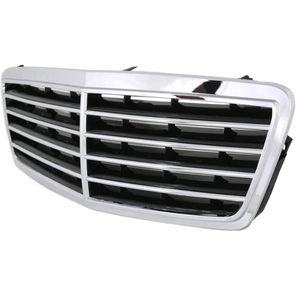 MERCEDES-BENZ C-CLASS SEDAN/WAGON (203) GRILLE CHROME/BLACK(01-04SD/02-05WG)(EXC.CLASSIC PKG) OEM#20388002239040 2001-2005 PL#MB1200117