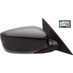ACURA ILX DOOR MIRROR RIGHT (Passenger Side) PWR/HTD (PTD CVR)(WO/BLIND SPOT DETECT) OEM#76208TX6A02-PFM 2013-2022 PL#AC1321116