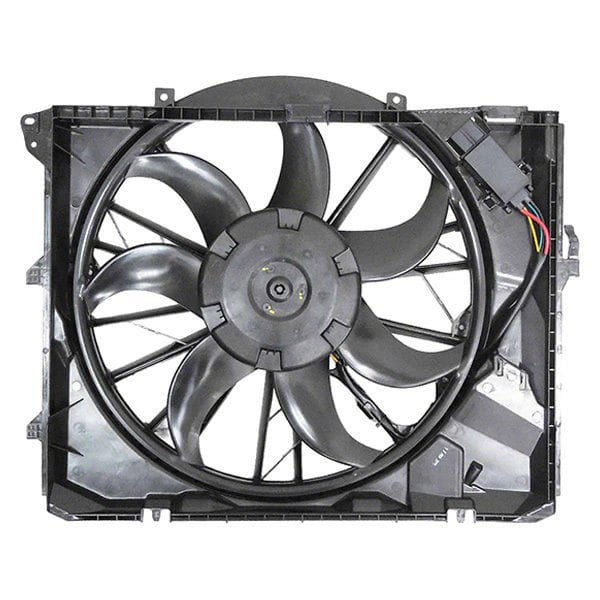 BMW BMW 1 SERIES COUPE/CONVERTIBLE RADIATOR FAN ASSEMBLY (128I CP)(WO/SULEV)(W/ WARM CLIMATEOPTION) OEM#17427562080 2008-2013 PL#BM3117101