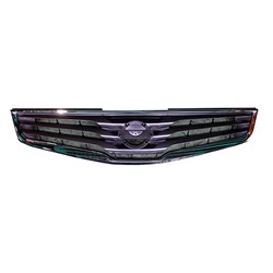 NISSAN(DATSUN) SENTRA GRILLE CHR/DK-SLV (2.0L )(EXC SR/Special Edition) OEM#62070ZT50A 2010-2012 PL#NI1200237