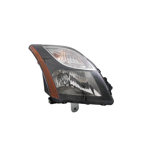 NISSAN(DATSUN) SENTRA HEAD LAMP ASSEMBLY RIGHT (Passenger Side) (BLACK BEZEL)(2.0L SR/Special Edition)(2.5L) OEM#26010ZT50B 2010-2012 PL#NI2503193