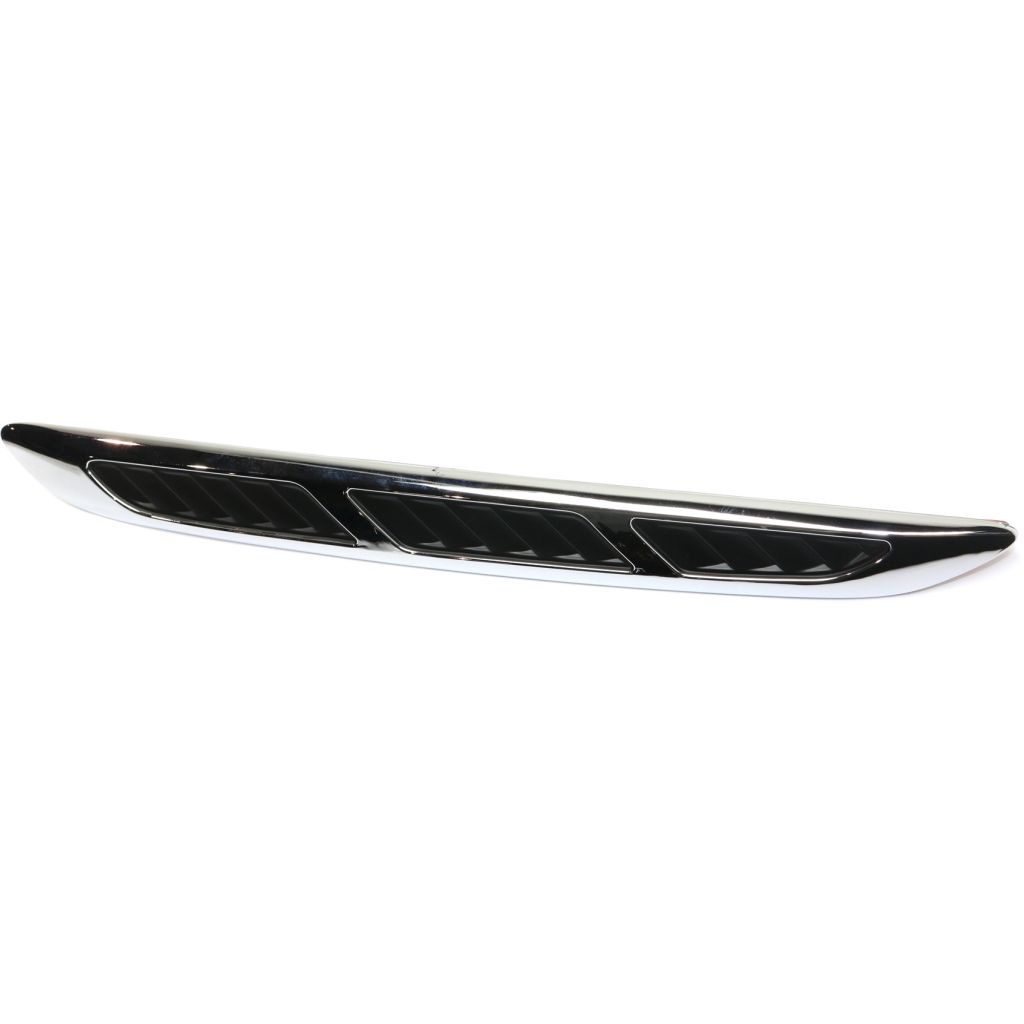 BUICK ENCLAVE HOOD MOLDING SIDE RIGHT (Passenger Side) CHR/BLK OEM#25867284 2008-2012 PL#GM1235125