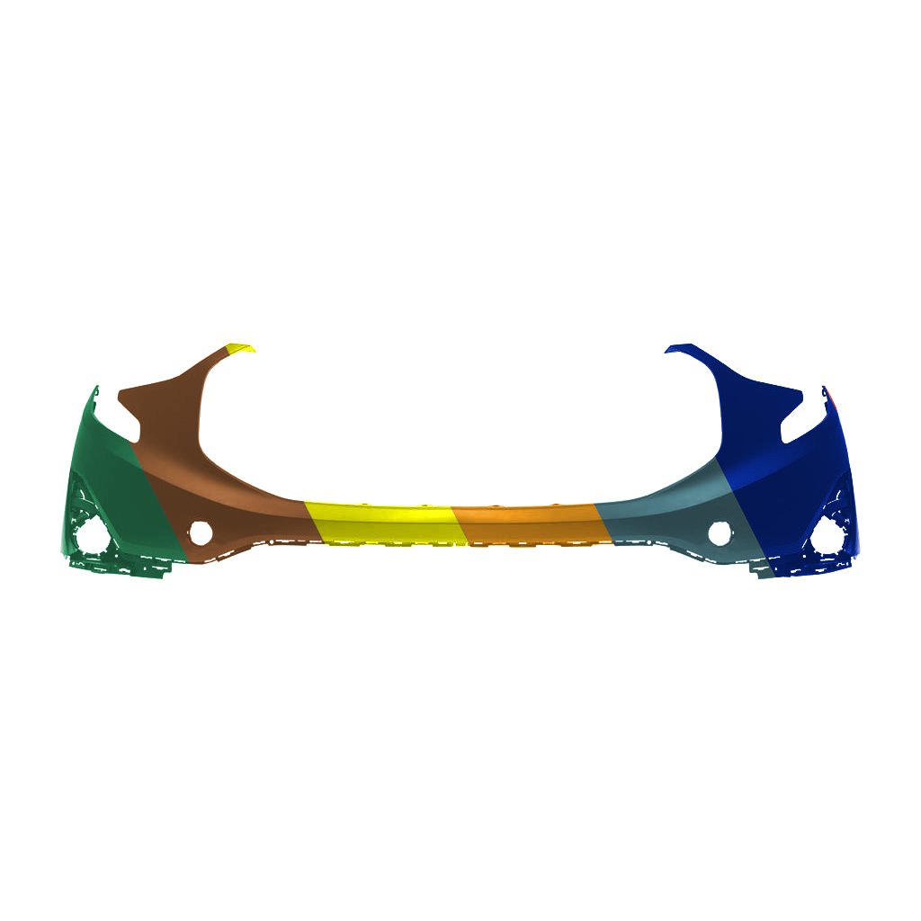 GM TRUCKS & VANS TERRAIN/TERRAIN DENALI (GMC) FRONT BUMPER COVER UPPER (WO/SENSOR) OEM#84418527 2018-2023 PL#GM1014132
