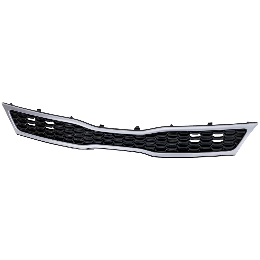 KIA RIO5 HATCHBACK GRILLE BLACK (W/CHROME MLDG) OEM#863501W710 2016-2017 PL#KI1200197