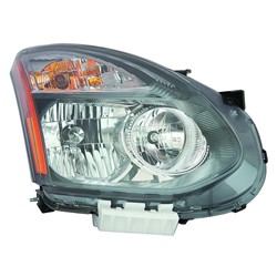 NISSAN(DATSUN) ROGUE SELECT (OLD) HEAD LAMP ASSEMBLY RIGHT (Passenger Side) (BLACK BEZEL) **CAPA** OEM#260101VX0A 2014-2015 PL#NI2503231C