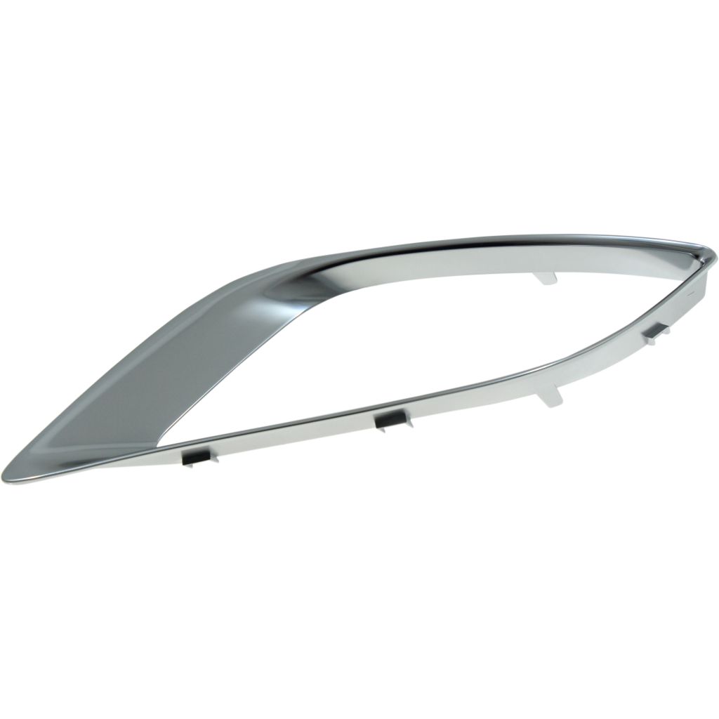 DODGE TRUCKS & VANS DURANGO FOG LAMP COVER OUTER MOLDING RIGHT (Passenger Side) SATIN NICKEL CHROME (2PC BUMPER CVR) OEM#6CH62SZ7AA 2016-2020 PL#CH1039182