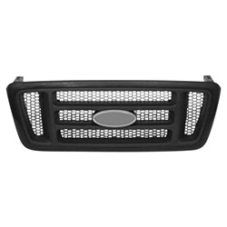 FORD TRUCKS & VANS FORD/PU (F150 EXC HERITAGE) GRILLE PTD FRAME/ BLACK BAR/BLACK HONEYCOMB (FX4/STX MDL) OEM#4L3Z8200BAPTM 2004-2008 PL#FO1200414