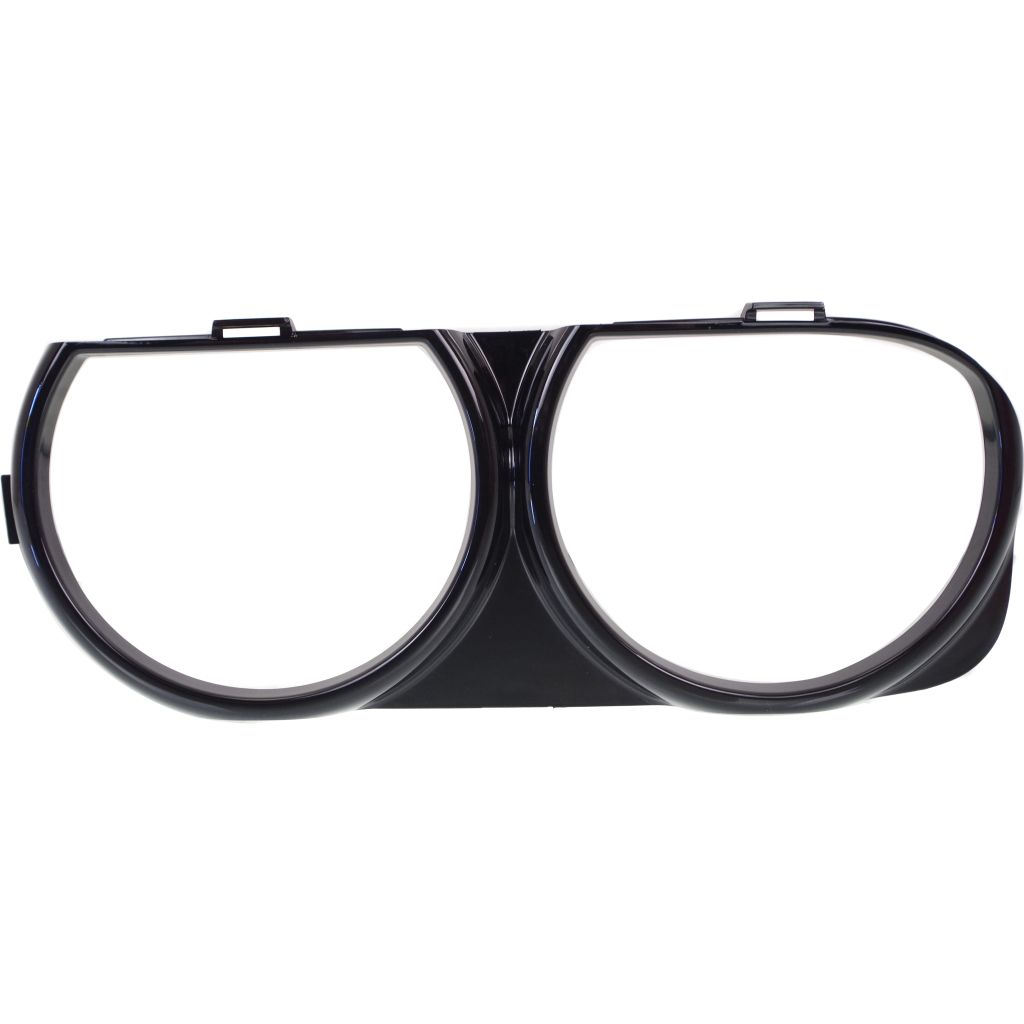 DODGE CHALLENGER HEAD LAMP BEZEL LEFT (Driver Side) BLACK (EXC SRT HELLCAT) OEM#68259053AB 2015-2023 PL#CH2510101
