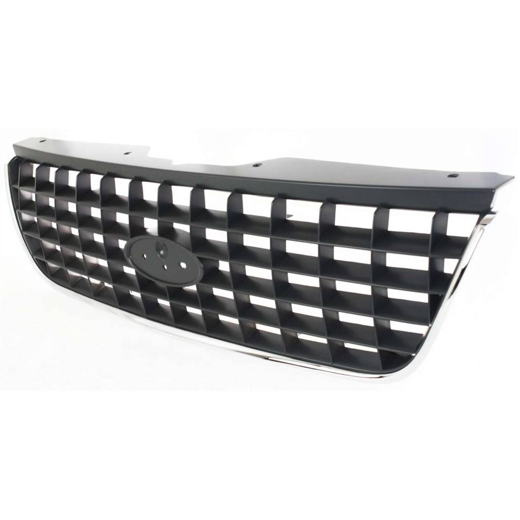 FORD TRUCKS & VANS EXPLORER GRILLE CHROME/GRAY (XLS/XLS Sport/XLT/XLT Sport) OEM#1L2Z8200AAB 2002 PL#FO1200396