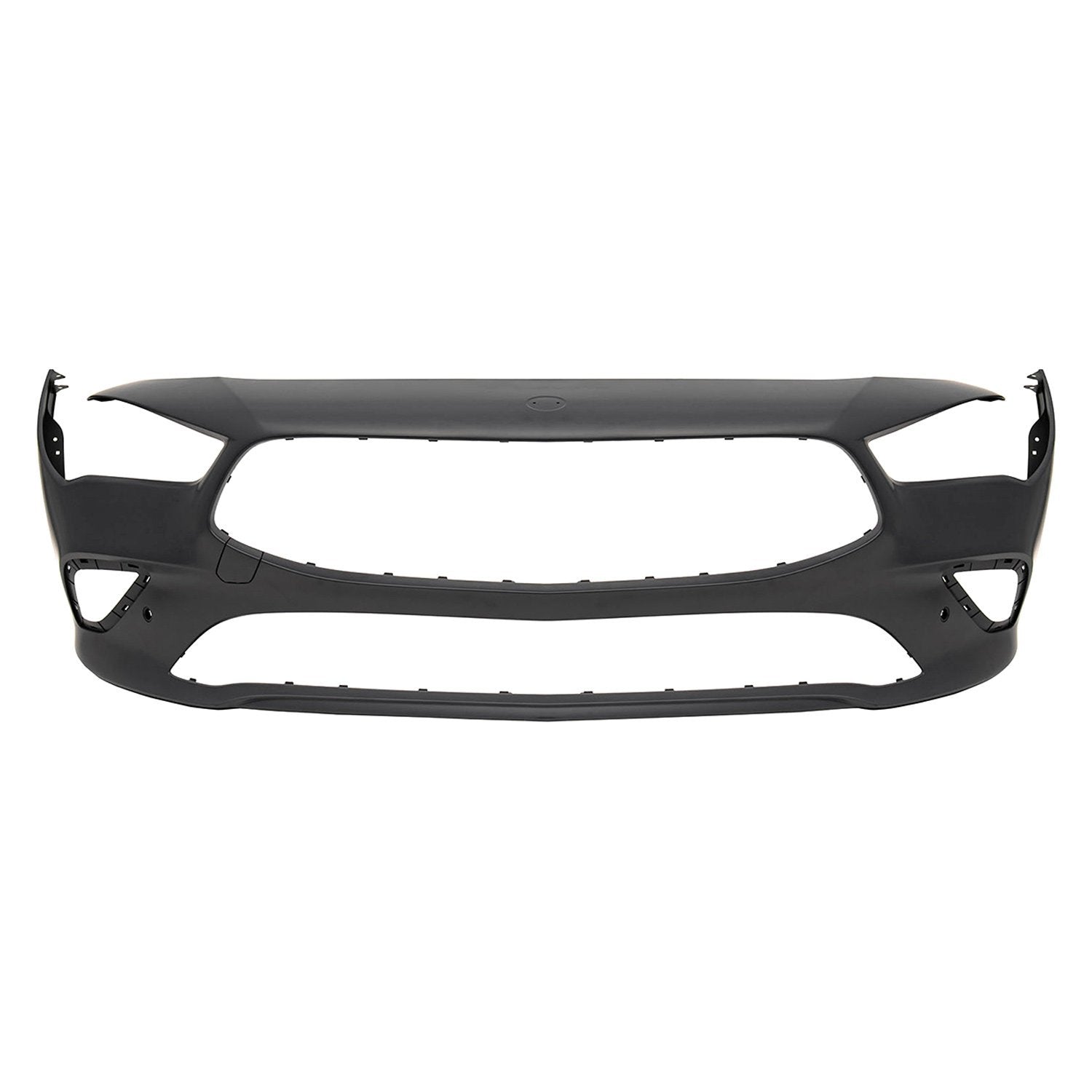 MERCEDES-BENZ CLA-CLASS FRONT BUMPER COVER PRIMED (W/ACTIVE PK ASSIST)(CLA250 WO/AMG WO/NIGHT)(WO/MLDG HOLES) OEM#11888002009999 2020-2023 PL#MB1000652