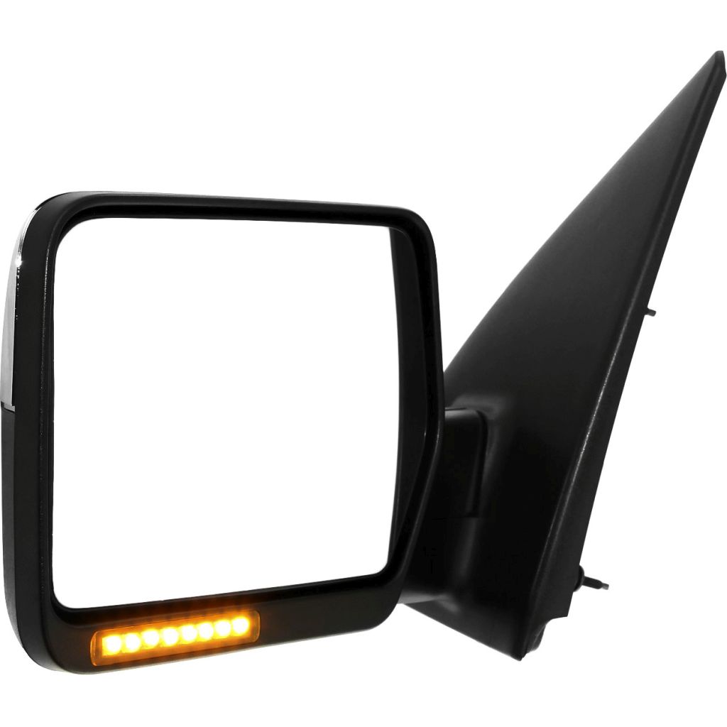 FORD TRUCKS & VANS FORD/PU (F150 EXC HERITAGE) DOOR MIRROR LEFT (Driver Side) PWR/HTD/SIGNAL/MEMORY (WO/DIMMING)(CHROME) OEM#8L3Z17683BA-PFM 2007-2008 PL#FO1320334