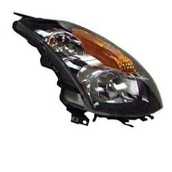 NISSAN(DATSUN) ALTIMA HYBRID HEAD LAMP ASSEMBLY RIGHT (Passenger Side) (HALOGEN)(BLK BEZEL) OEM#26010JA00A 2007-2009 PL#NI2503166