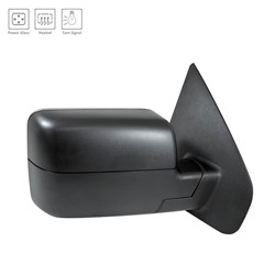 FORD TRUCKS & VANS FORD/PU (F150 EXC HERITAGE) DOOR MIRROR RIGHT (Passenger Side) PWR REMOTE/HTD/SIGNAL (W/O PUDDLE LAMP)(BLK) OEM#6L3Z17682CA 2004-2006 PL#FO1321242