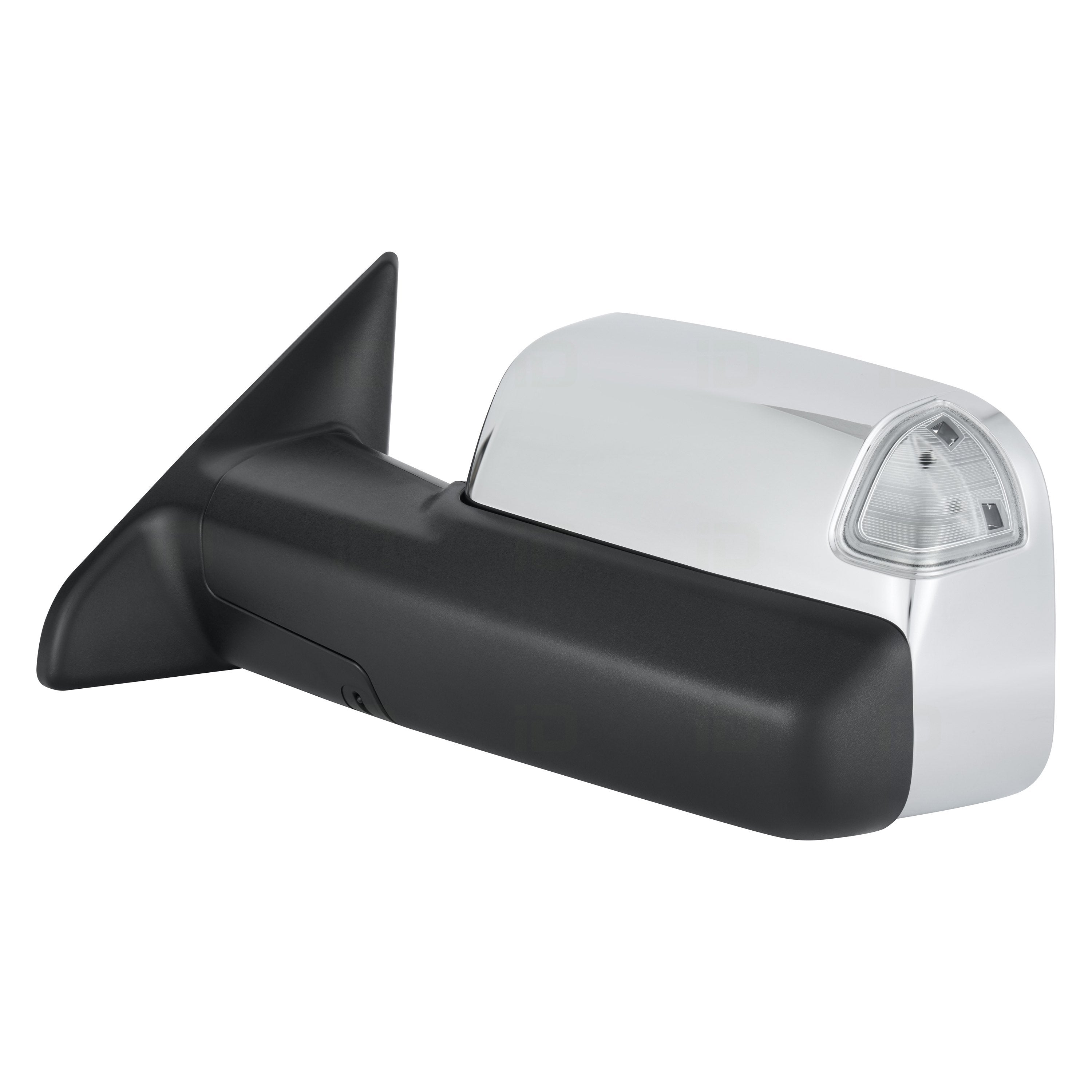 DODGE TRUCKS & VANS DODGE/PU (R2500/3500) DOOR MIRROR LEFT (Driver Side) PWR/HTD/SIGNAL/PUDDLE/MEMORY/PWR-FOLD(CHROME)(TOW TYPE) OEM#68416903AC 2015-2018 PL#CH1320398