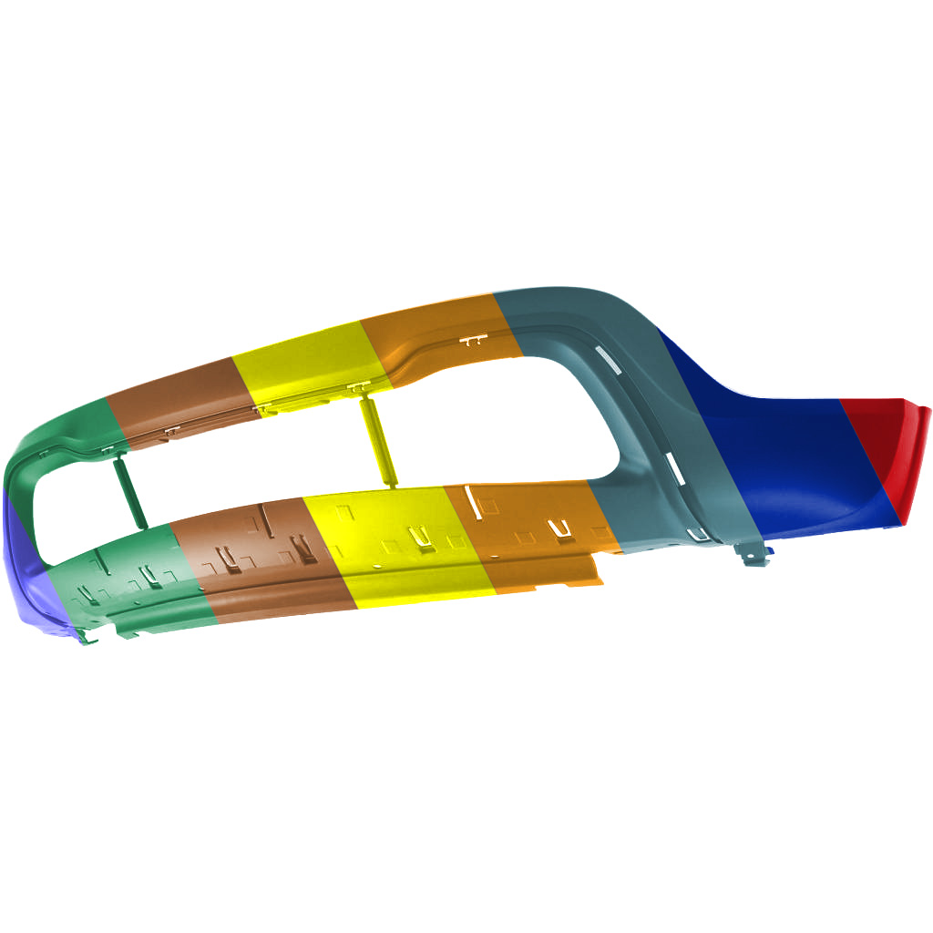 JEEP GRAND CHEROKEE FRONT B COVER LOWER PRIMED (ALITITUDE/OVERLAND) OEM#1WL30TZZAD 2014-2016 PL#CH1015115