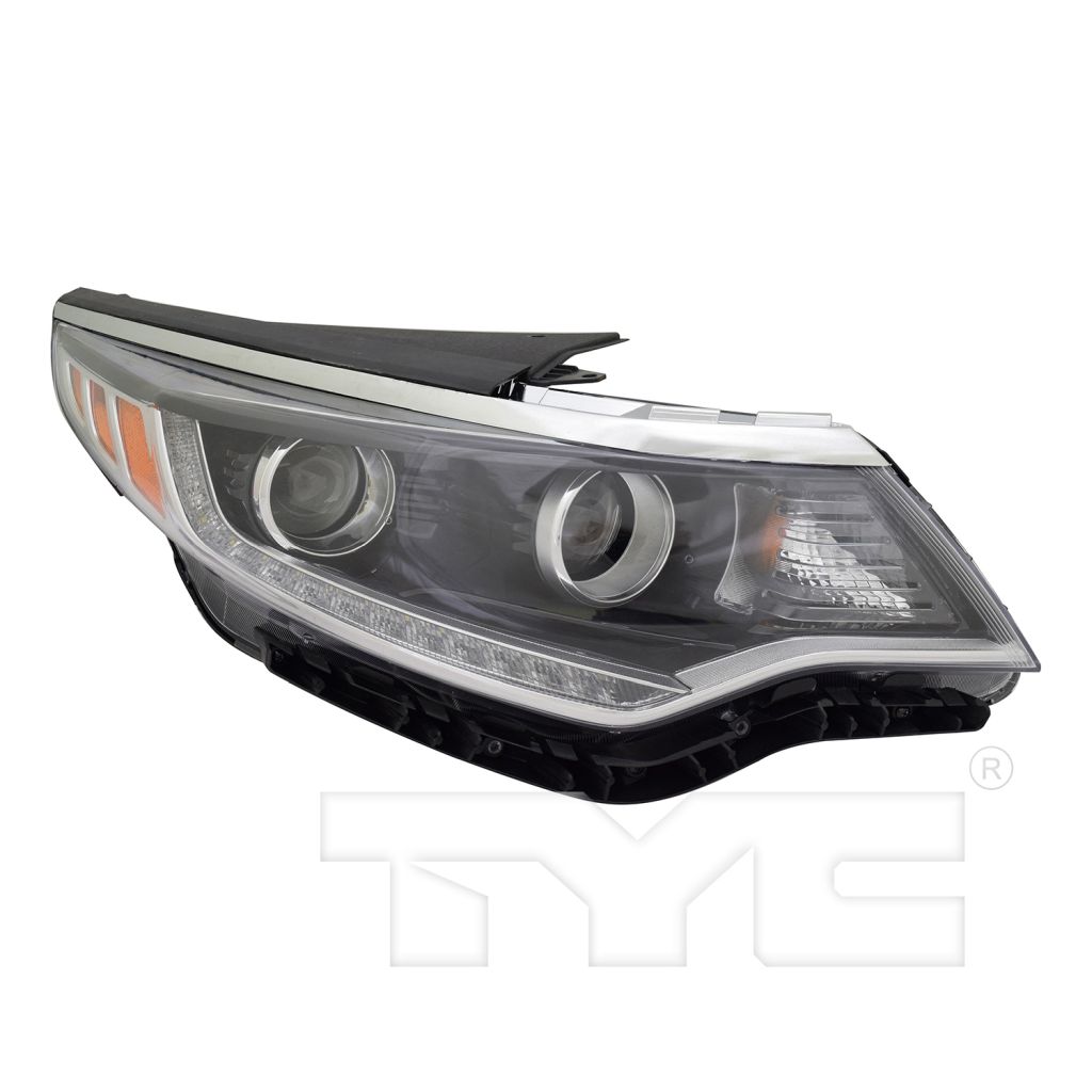 KIA OPTIMA HEAD LAMP ASSY RIGHT (Passenger Side) (HALOGEN)(W/DRL)(USA)**CAPA** OEM#92102D5080 2016-2017 PL#KI2503197C