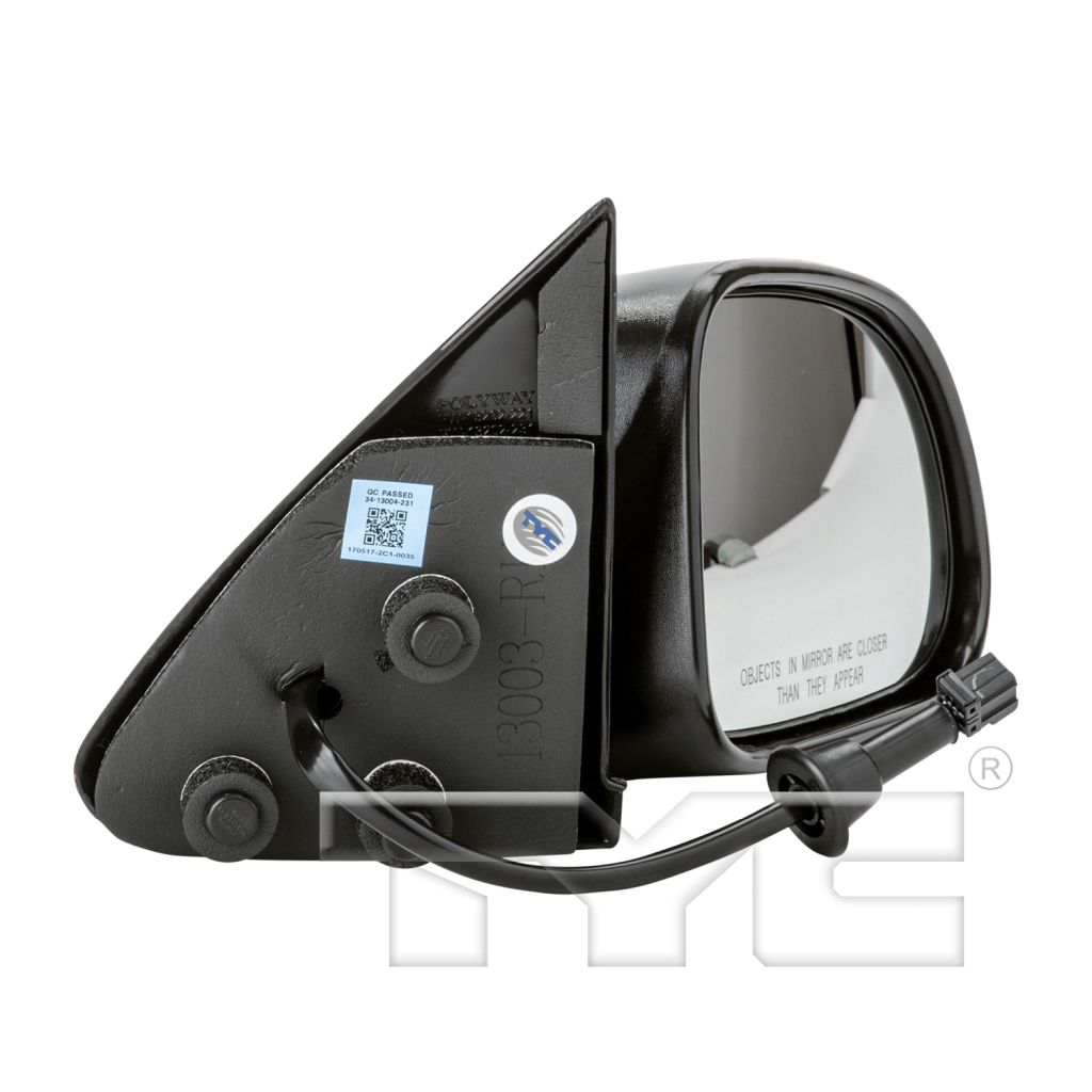 DODGE TRUCKS & VANS DURANGO DOOR MIRROR RIGHT (Passenger Side) POWER NON-FOLD (5"X7") OEM#55077250AB 2001-2003 PL#CH1321198