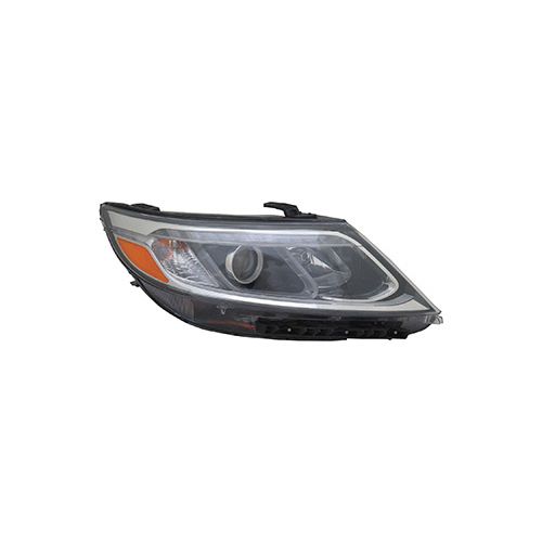 KIA SORENTO HEAD LAMP ASSEMBLY RIGHT (Passenger Side) (HALOGEN)(EX/SX)(W/ LED) **CAPA** OEM#921021U600 2014-2015 PL#KI2503165C