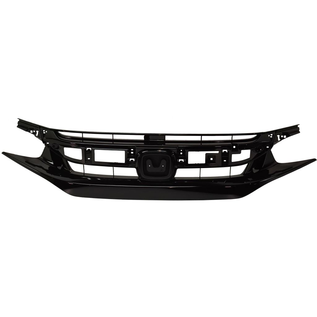 HONDA CIVIC SEDAN GRILLE PTD-BLACK (SPORT) OEM#71121TBAA61 2019-2021 PL#HO1200242