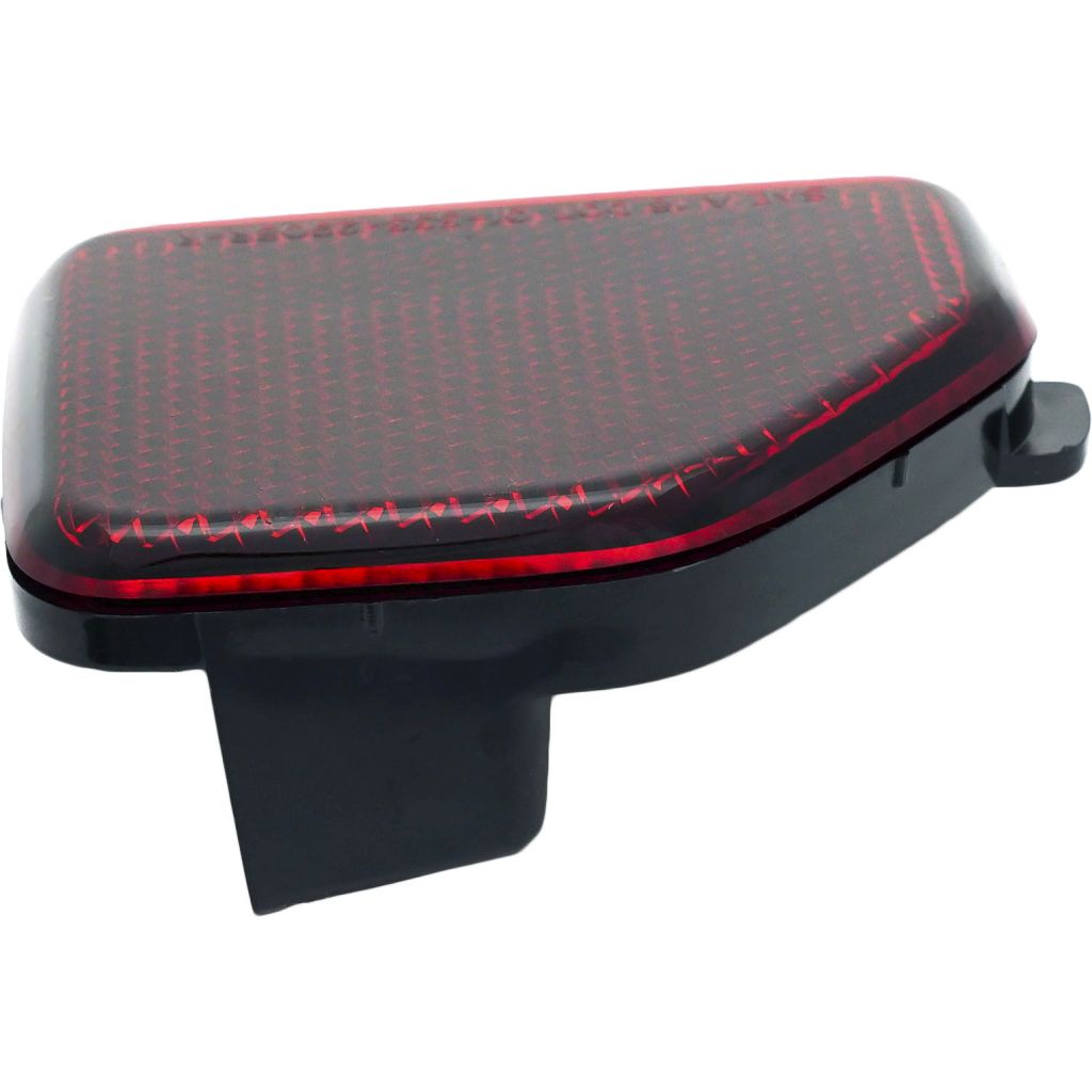 JEEPVEHICLE WRANGLER PLUG-IN REAR BUMPER REFLECTOR RIGHT (Passenger Side) (EXC STEEL BMP)**CAPA** OEM#68281936AB 2021-2024 PL#CH1185108C