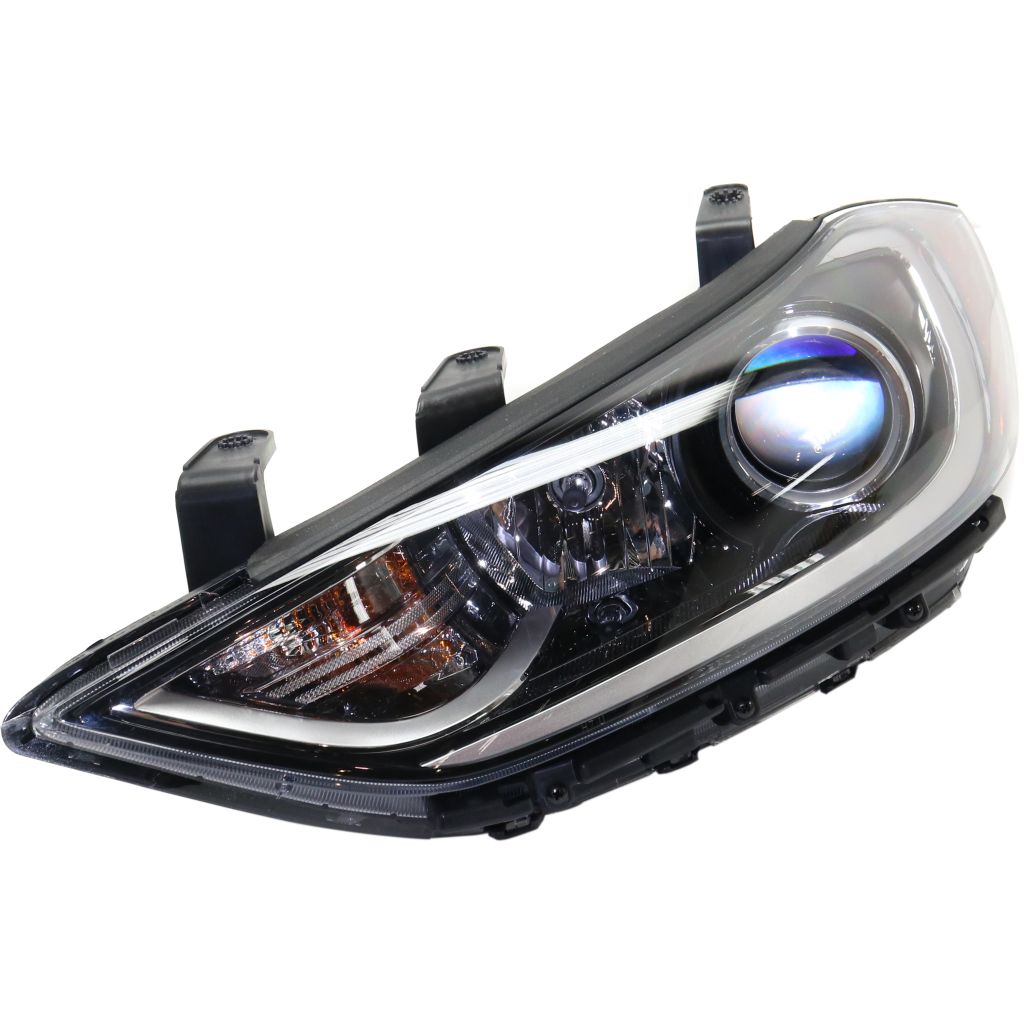 HYUNDAI ELANTRA SEDAN HEAD LAMP ASSEMBLY LEFT (Driver Side) (HALGEN)(W/LED DRL IN BMP)(USA)(EXC SPORT MDL) OEM#92101F3010 2017-2018 PL#HY2502210