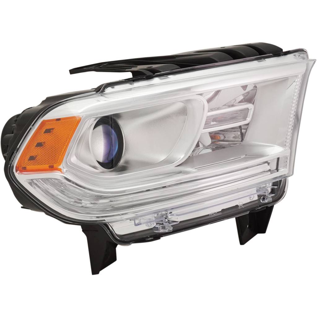 DODGE TRUCKS & VANS DURANGO HEAD LAMP ASSY RIGHT (Passenger Side) (HALOGEN)(WO/LED DRL)(CHROME BEZEL) OEM#68299136AF 2016-2020 PL#CH2503303